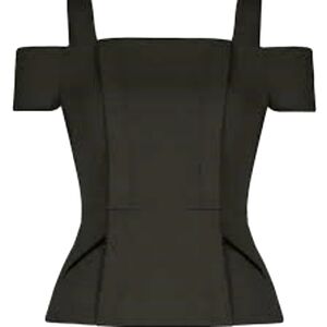 BCBG "Emelya" Cold Shoulder Peplum Top NWT